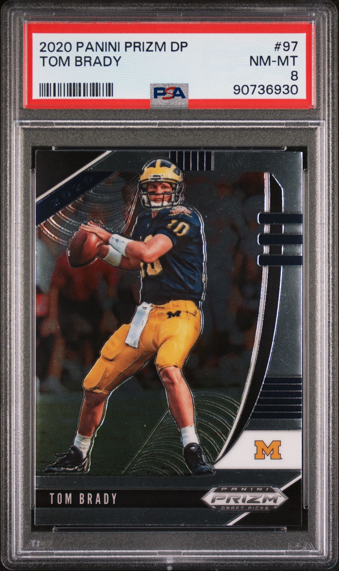 2020 Panini Prizm Draft Picks Tom Brady #97 Nm-Mt 8 front