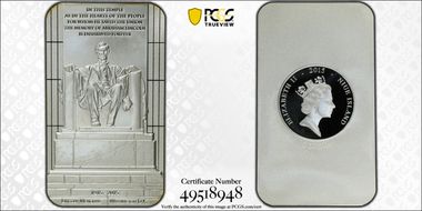 2015 $5 Abraham Lincoln PR70DCAM