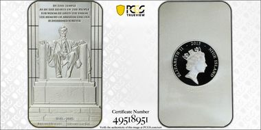 2015 $5 Abraham Lincoln PR70DCAM