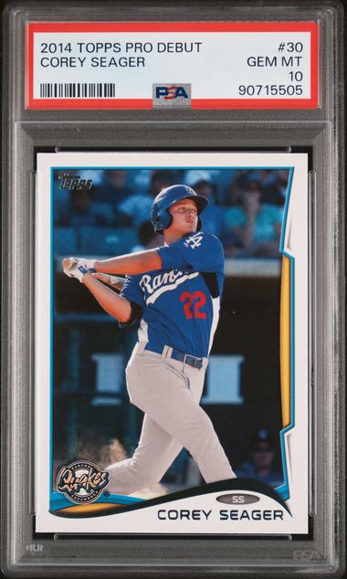 2014 Topps Topps Pro Debut #30 Corey Seager front