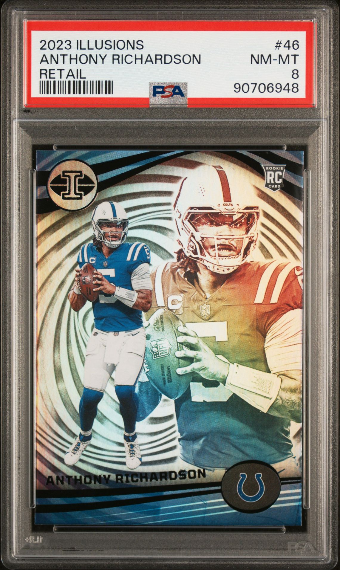 2023 Panini Illusions Anthony Richardson #46 (Retail) Nm-Mt 8 front