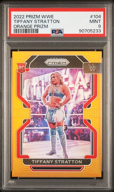 2022 Panini Prizm Orangeprizm Orange #104 Tiffany Stratton front