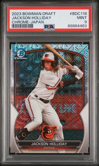 2023 Bowman Bowman Draft Refractor #BDC118 Jackson Holliday front