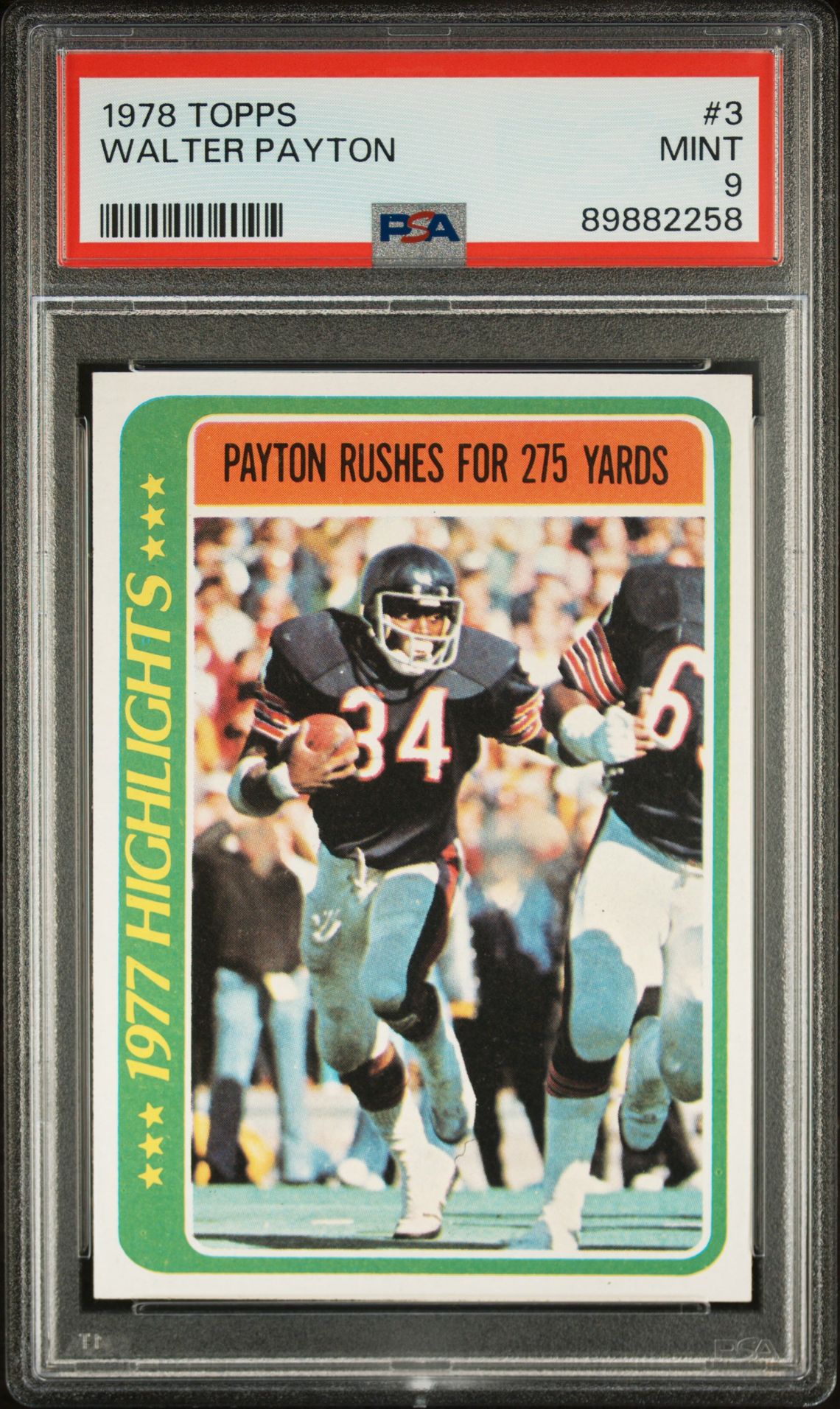 1978 Topps TOPPS #3 Walter Payton front