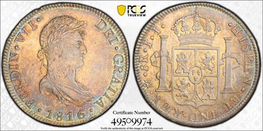 1816/5-Mo JJ 8 R Yon-M8-116a AU58