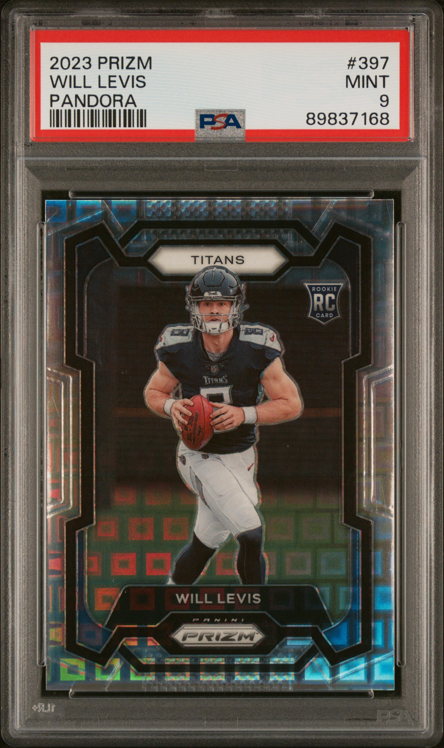 2023 Panini Prizm Will Levis #397 (Pandora) Mint 9 front