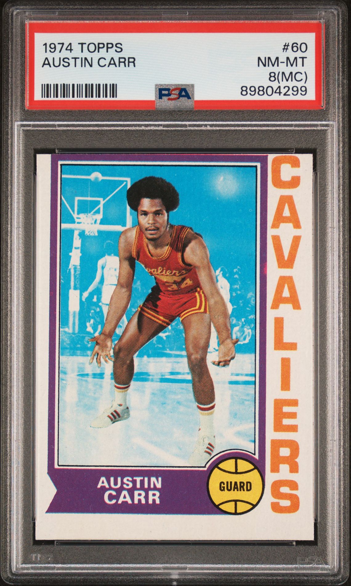 1974 Topps Austin Carr #60 Nm-Mt 8 (Mc) front