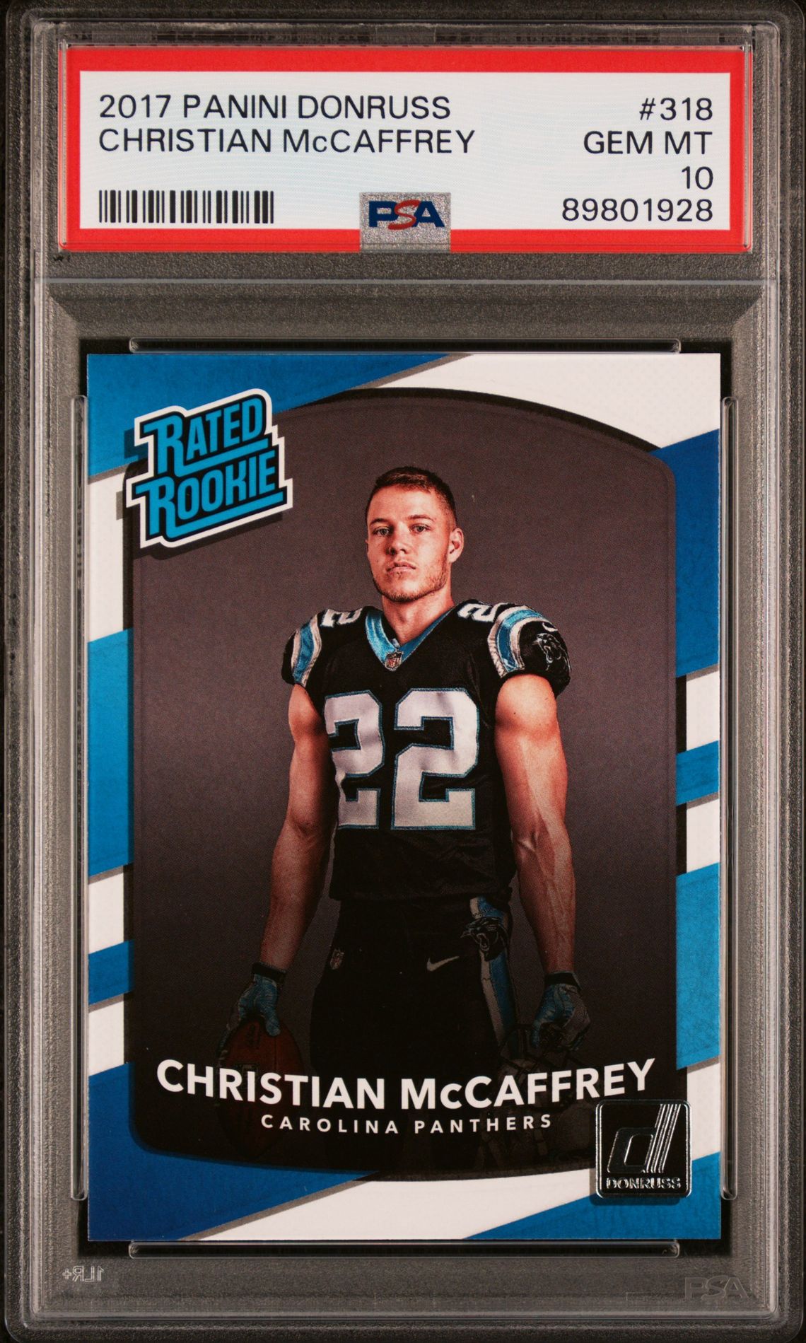 2017 Panini PANINI DONRUSS #318 Christian Mccaffrey front