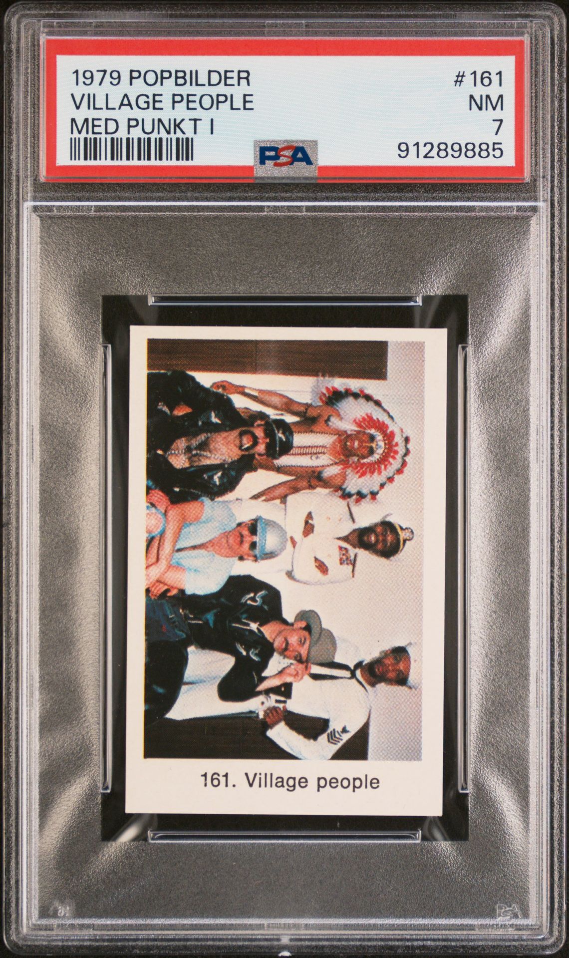 1979 Popbilder Popbilder Med Punkt I Village People #161 Nm 7 front