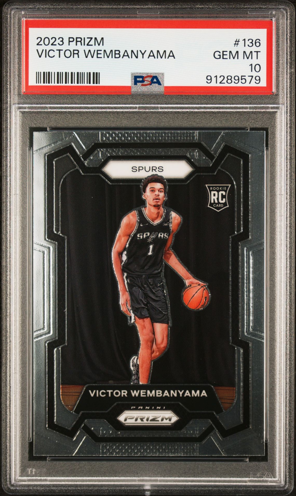 2023 Panini PANINI PRIZM ICE #136 Victor Wembanyama front