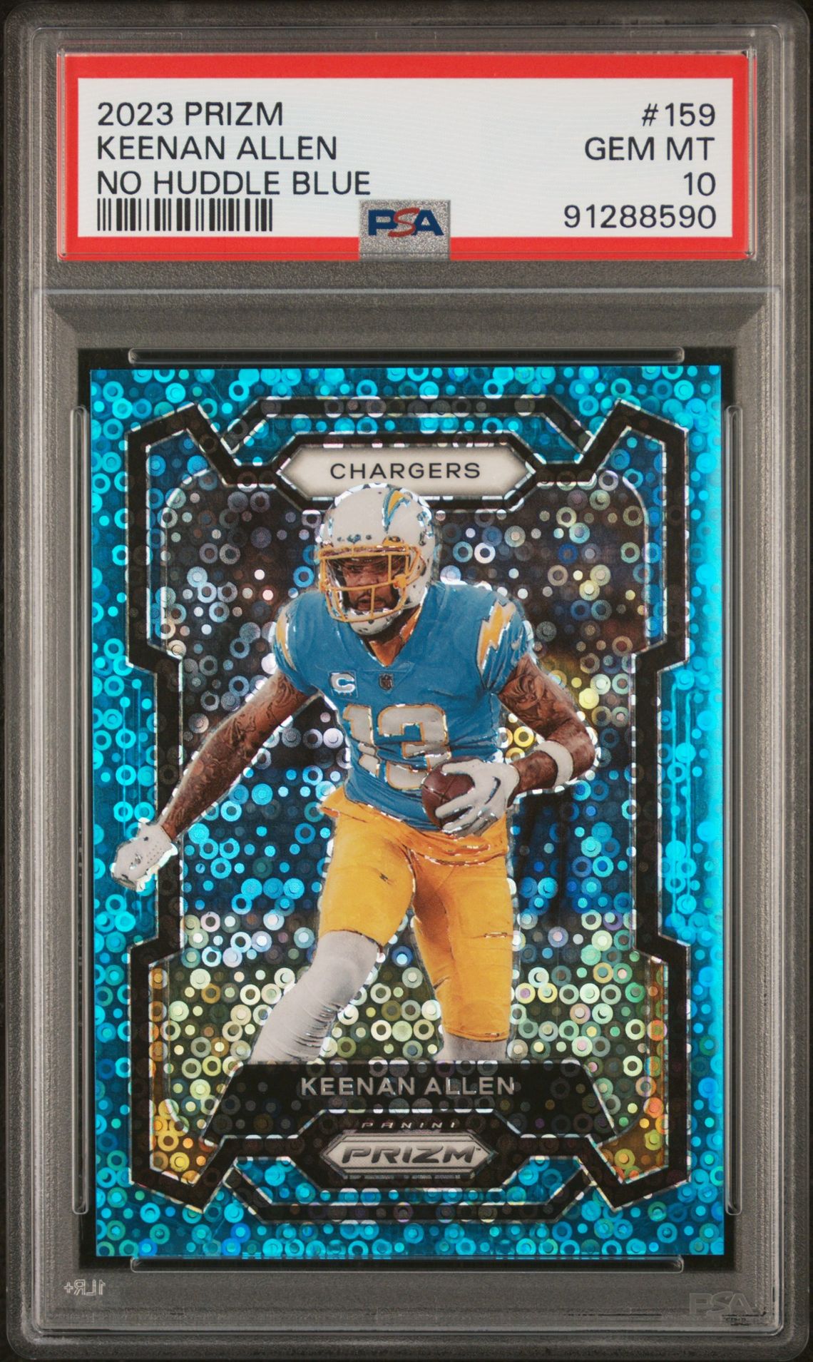 2023 Panini PANINI PRIZM GOLD WAVE #159 Keenan Allen front
