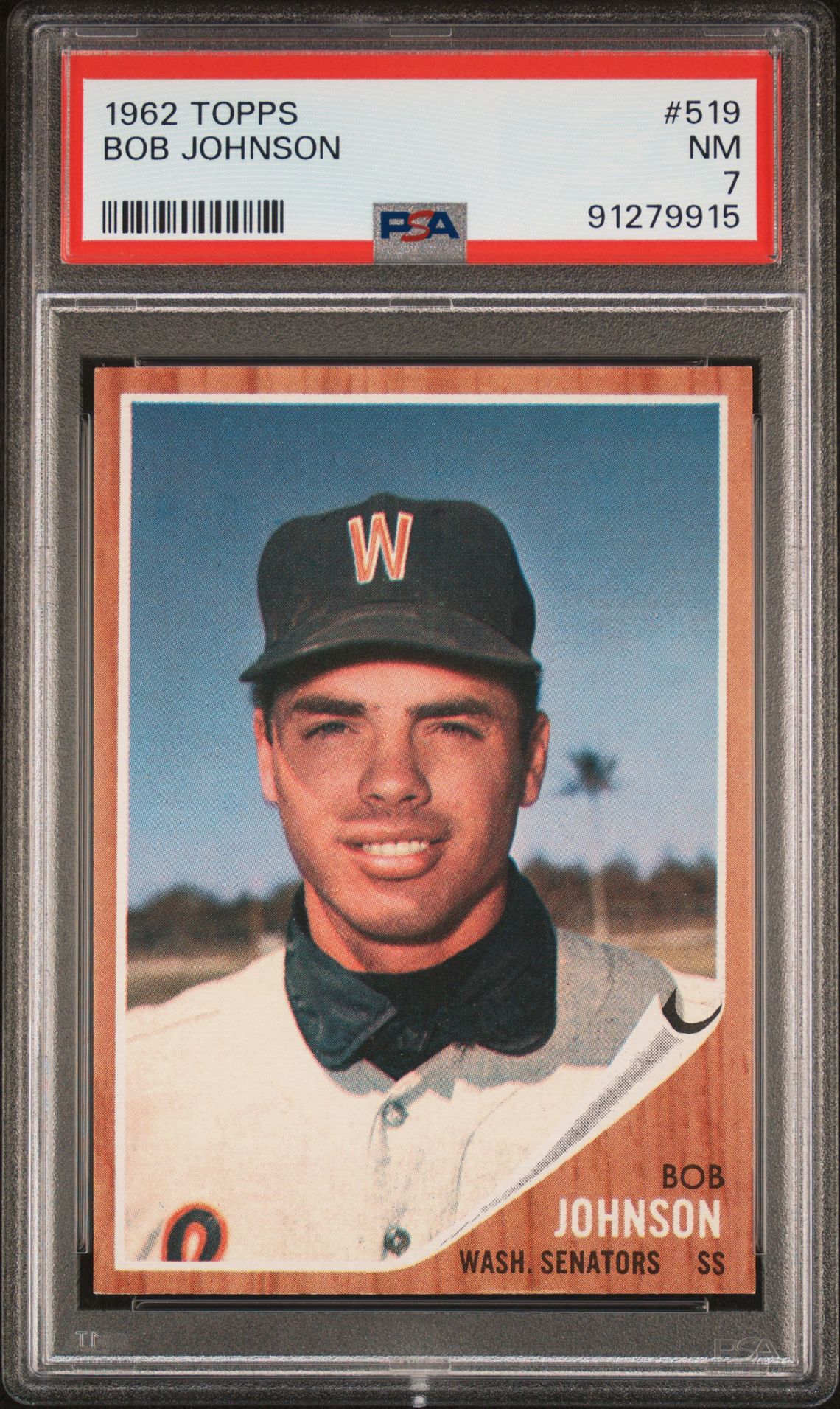 1962 Topps TOPPS #519 Bob Johnson front