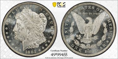 1882-O $1 MS62DMPL