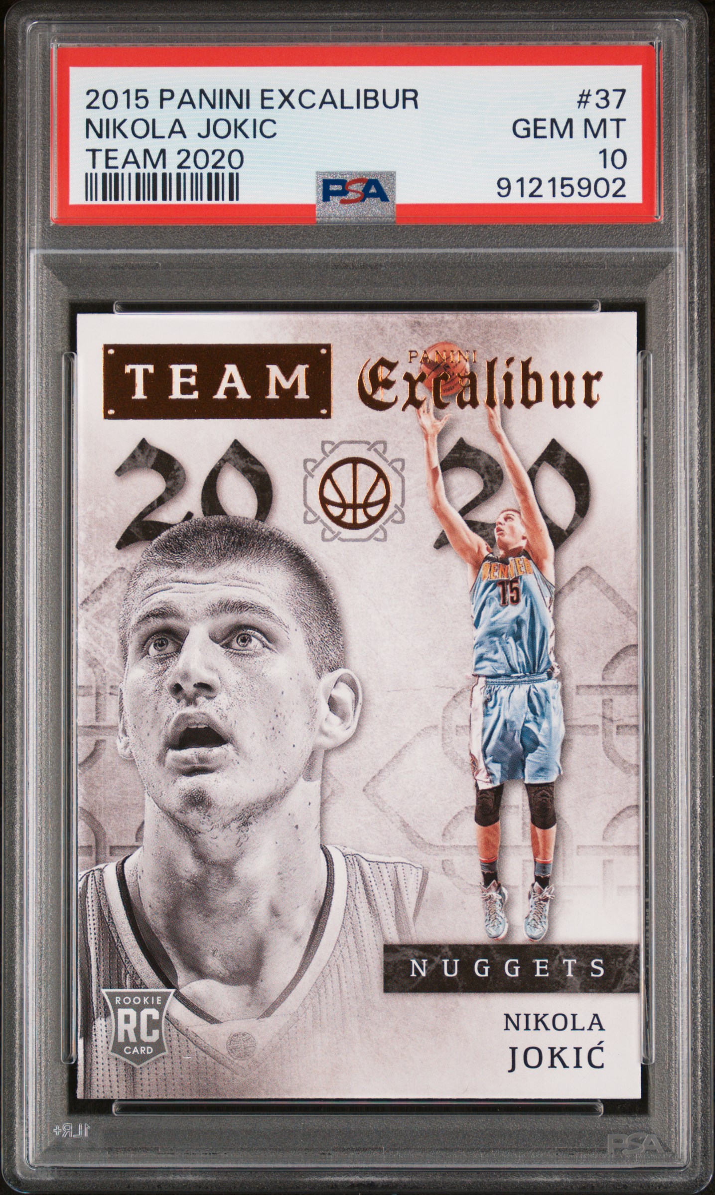 Nikola Jokic 2015 Excalibur #37 Team 2020 Price Guide - Sports 