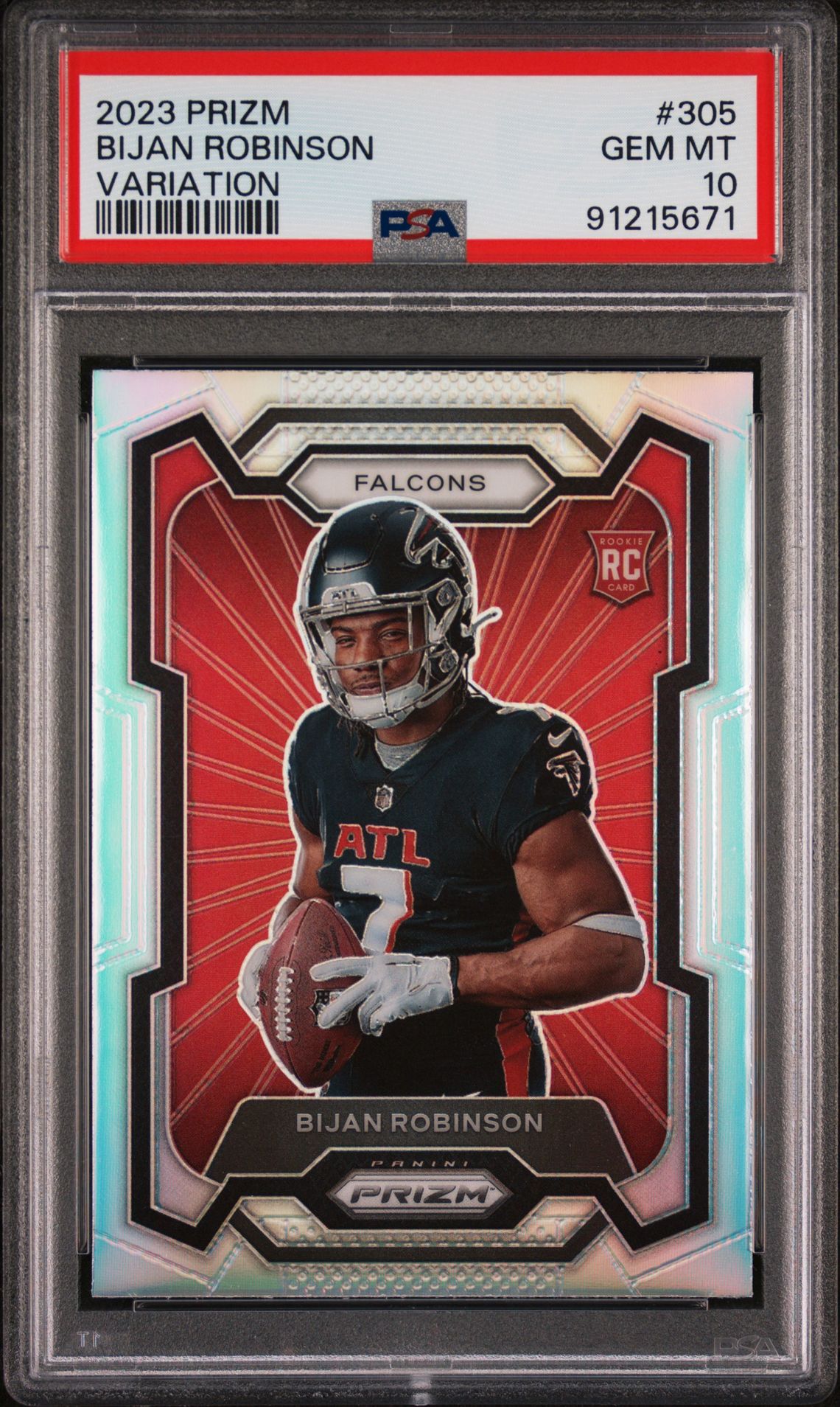 2023 Panini PANINI PRIZM RED/WHITE/BLUE PRIZM #305 Bijan Robinson front