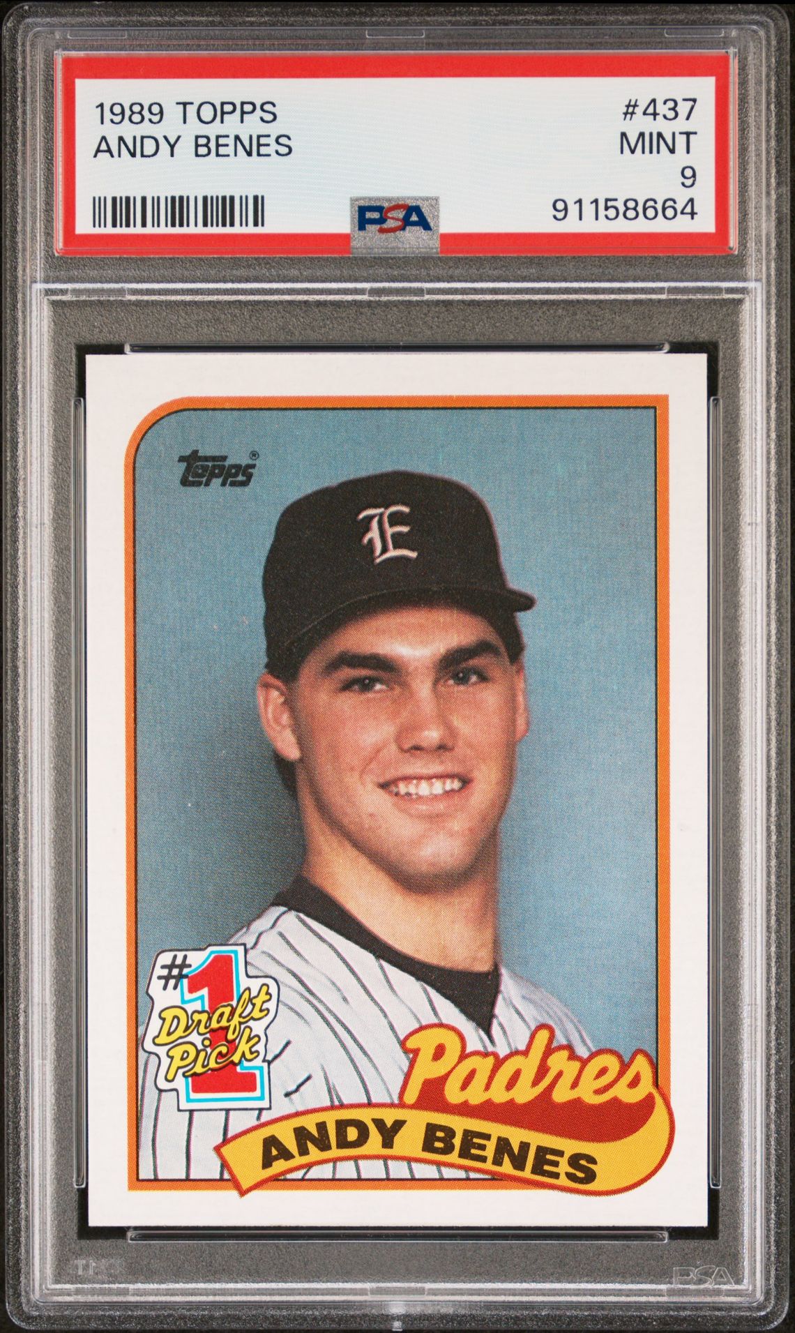 1989 Topps Andy Benes #437 Mint 9 front