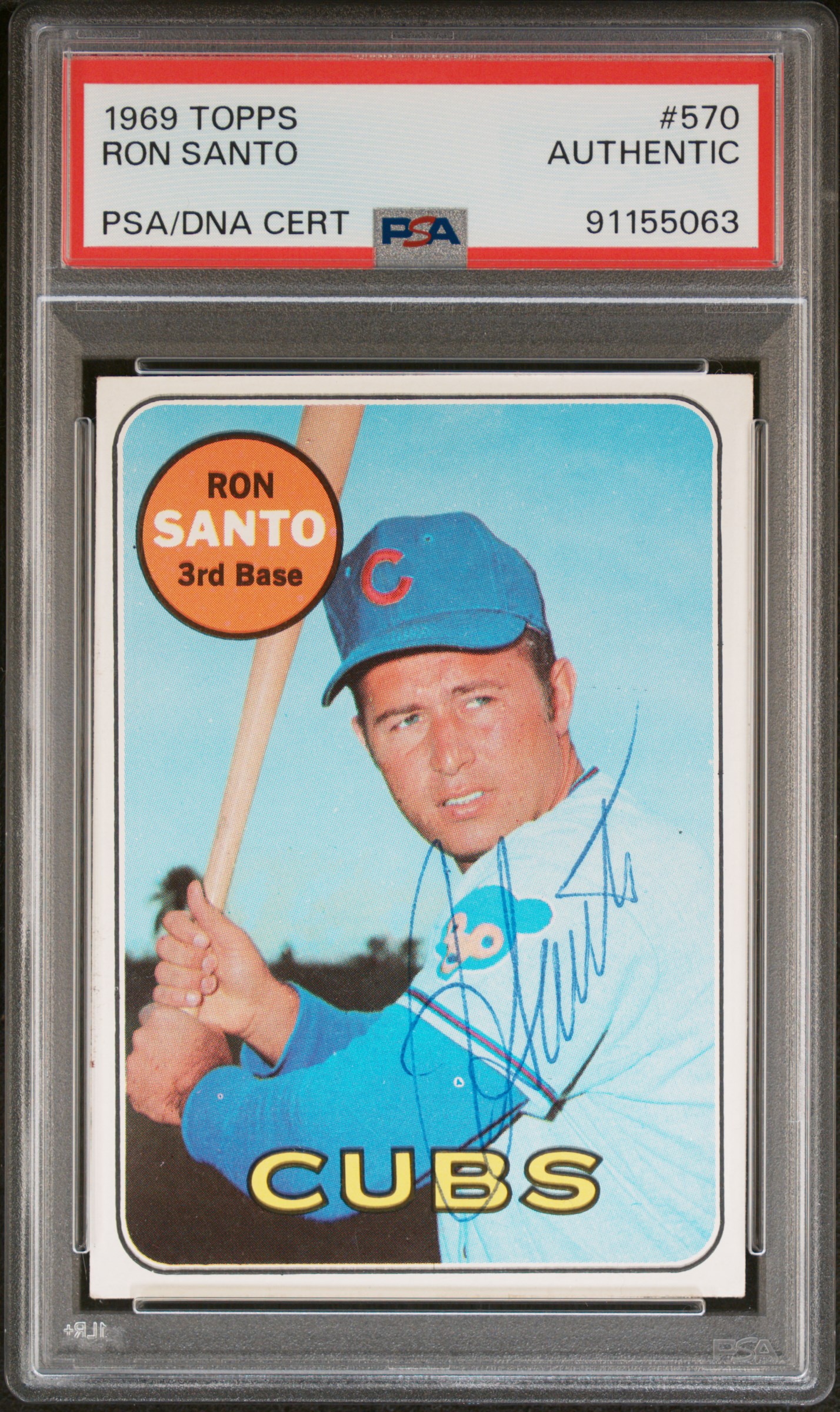 1969 Topps Ron Santo #570 front