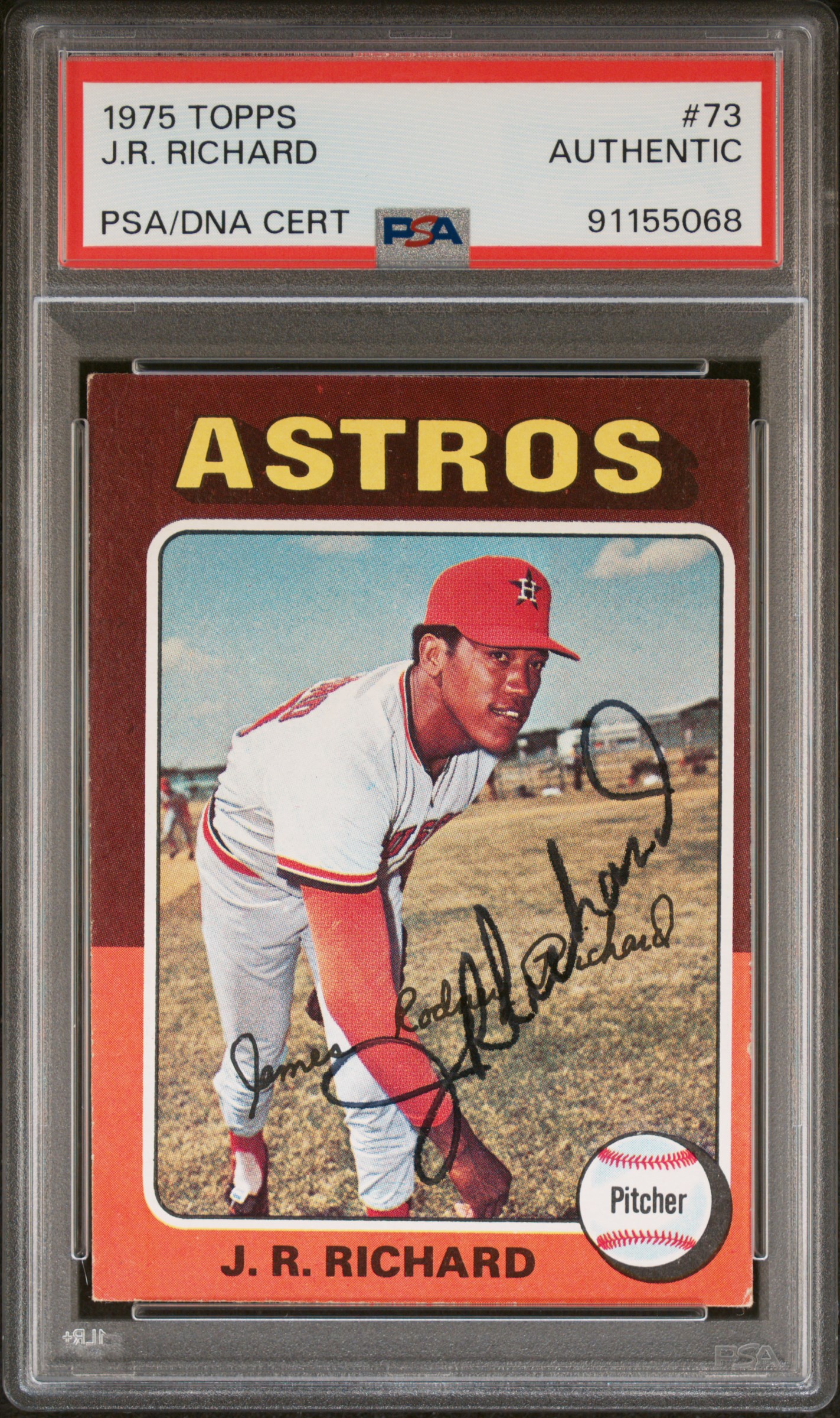 1975 Topps J.r. Richard #73 front