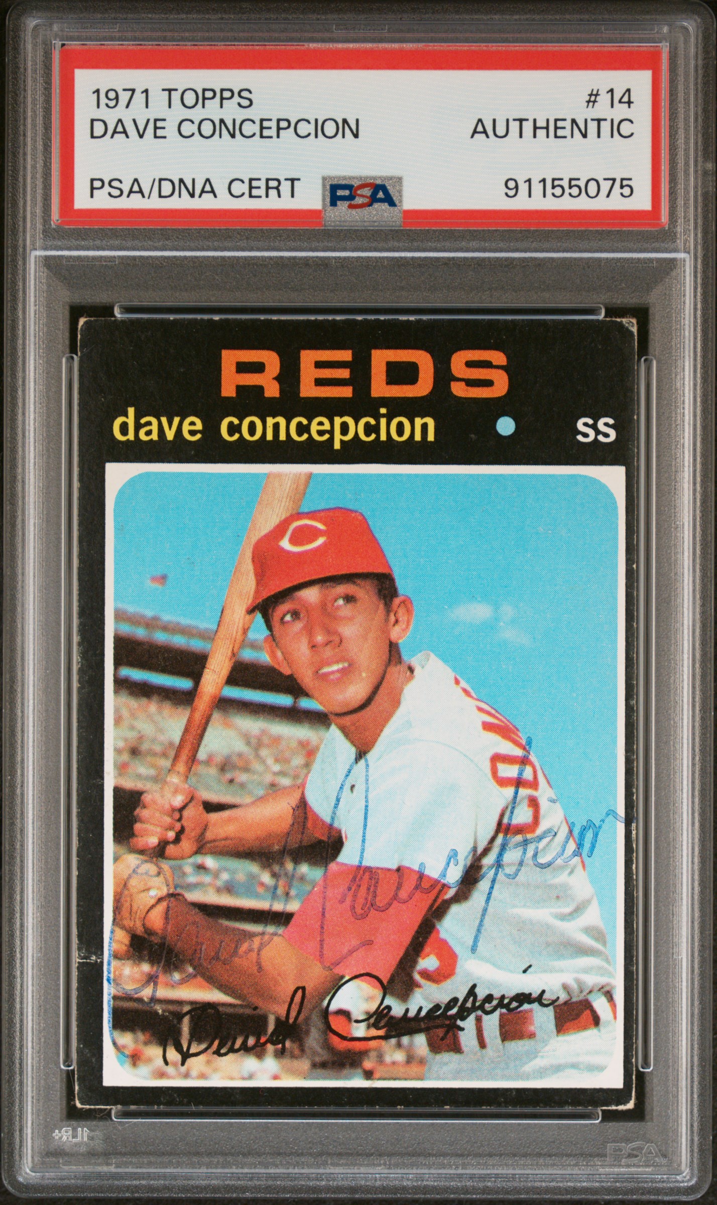 1971 Topps Dave Concepcion #14 front