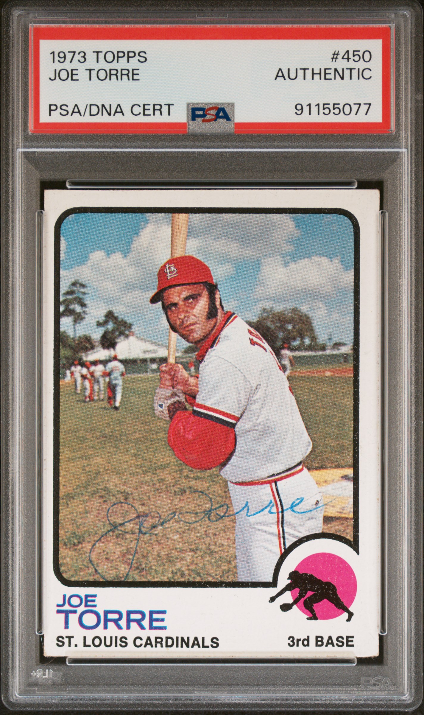 1973 Topps Joe Torre #450 front