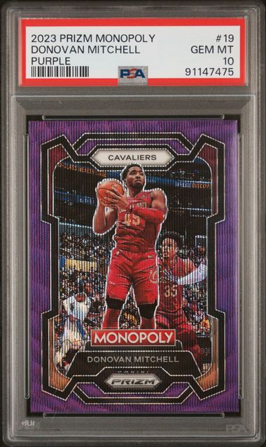2023 Panini Prizm Wave #19 Donovan Mitchell front
