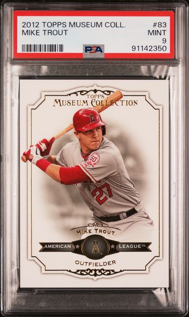 2012 Topps Topps Museum Collection #83 Mike Trout front