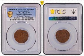 1834-MA F Quarto Calico-99 KM-10 VF30BN