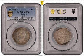 1913-D 2 Mk J-45 MS64+ 