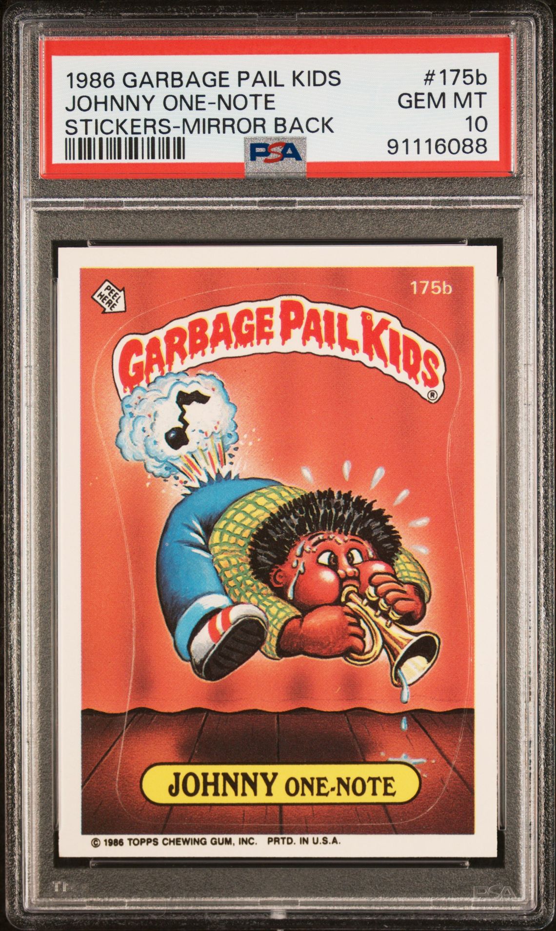 Johnny One-Note PSA 10