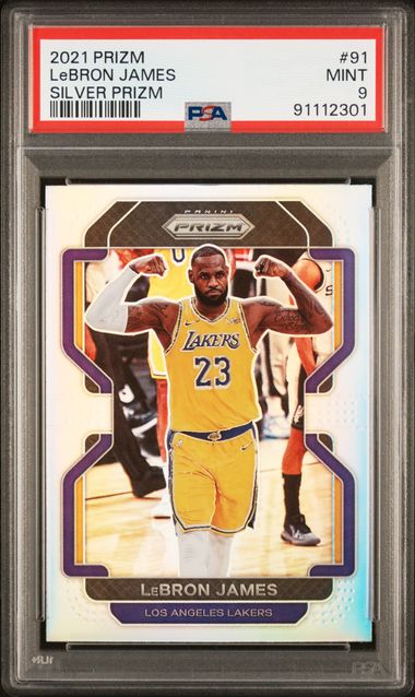 2021 Panini Prizm Silver #91 LeBron James front