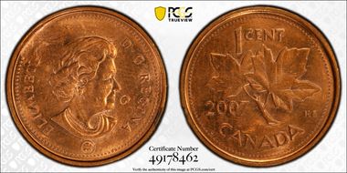 2007 1C Copper-Plated Steel MS64RD