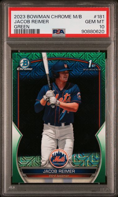 2023 Bowman BOWMAN MEGA BOX CHROME Mojo #181 Jacob Reimer front