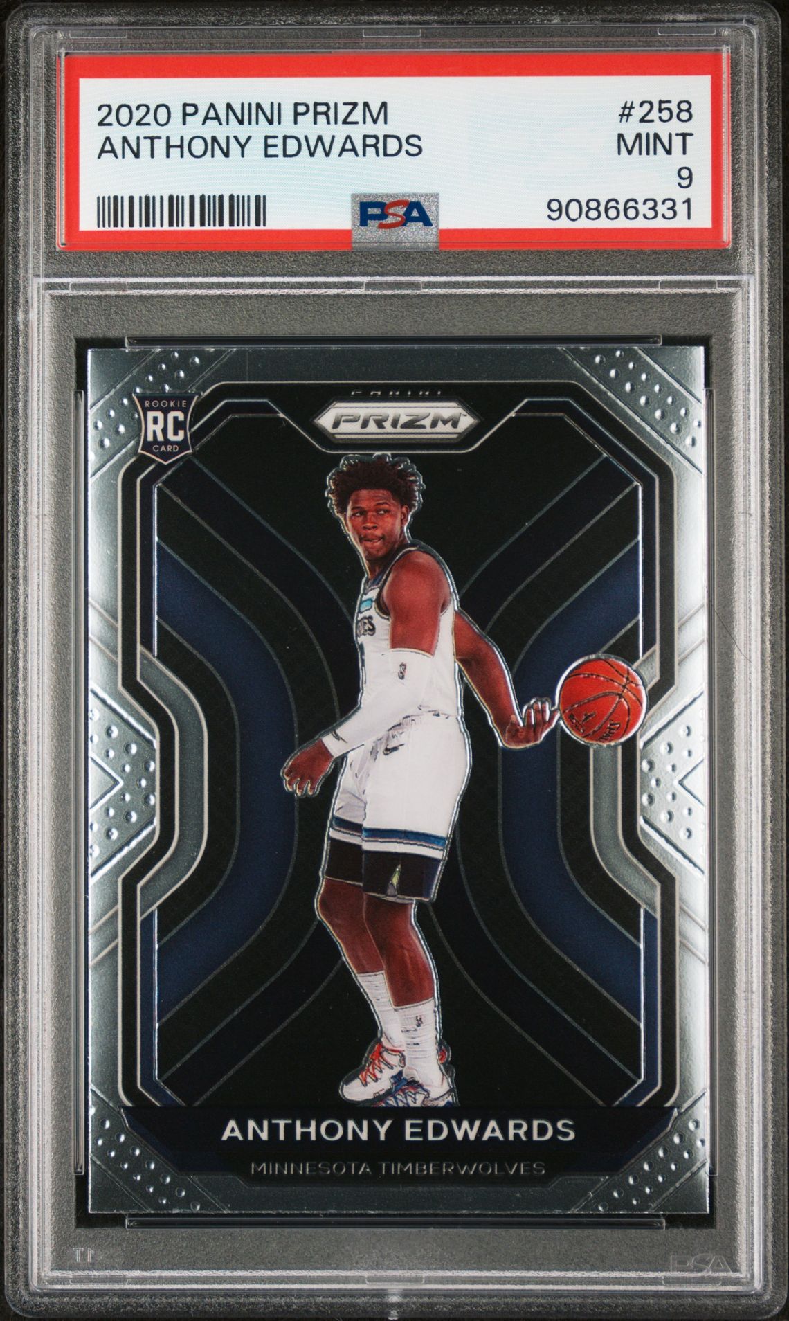 2020 Panini PANINI PRIZM Rc #258 Anthony Edwards front