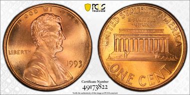 1993 1C MS68+ RD