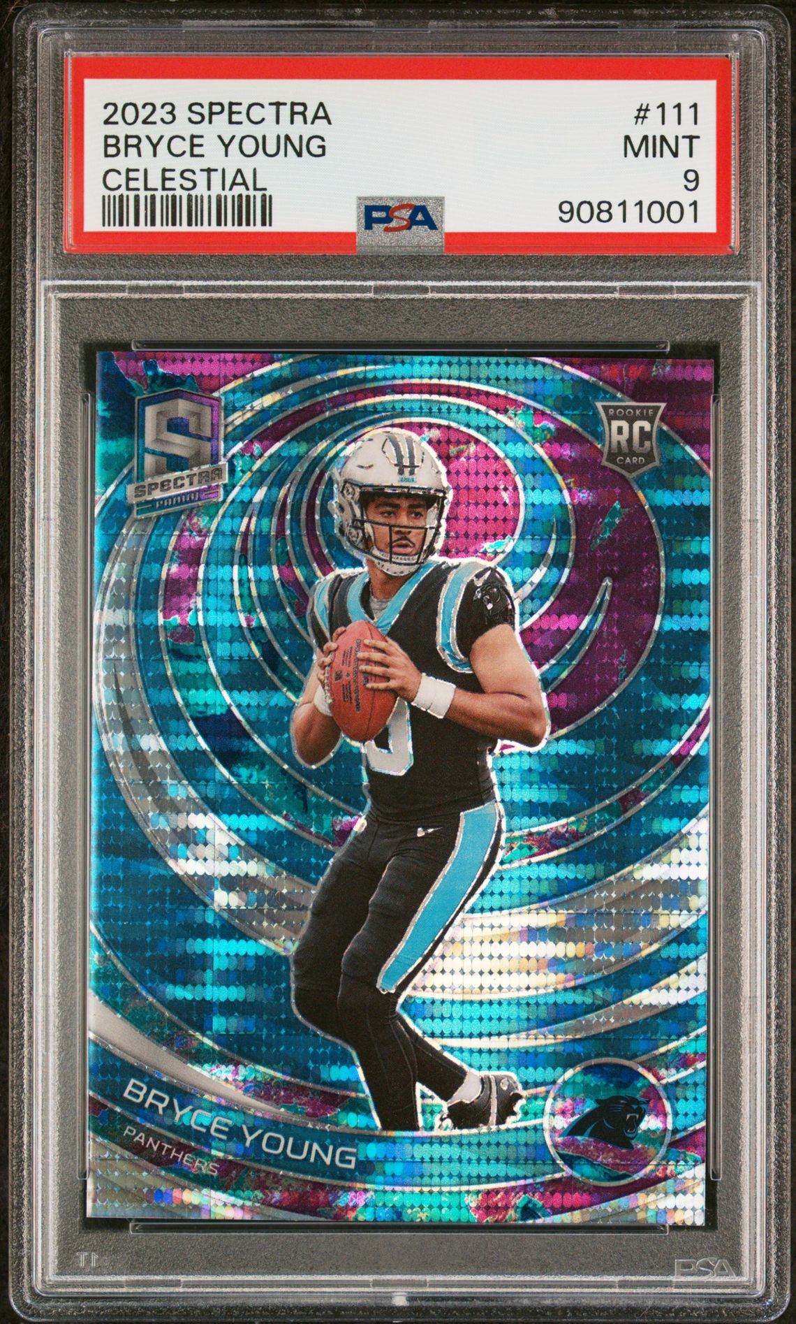 2023 Panini Spectra Bryce Young #111 (Celestial) Mint 9 front