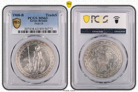 1908-B Trade$ Prid-18 MS63