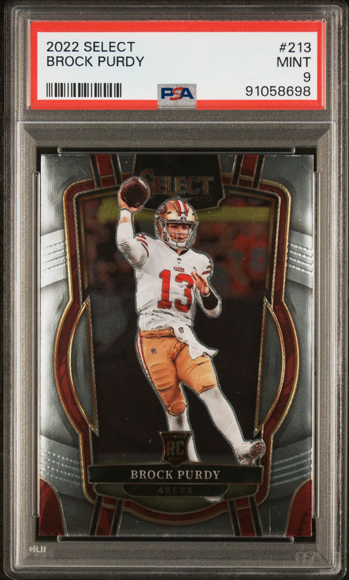 2022 Panini PANINI SELECT #213 Brock Purdy front