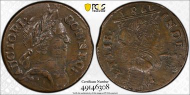 1785 CT 1/2P Bust Right, Miller 5-F.5 AU55BN