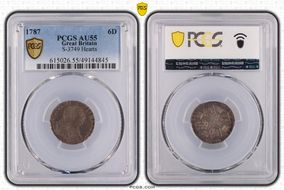 1787 6D S-3749 Hearts AU55