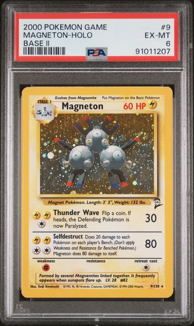 Pokemon Holo Magneton front