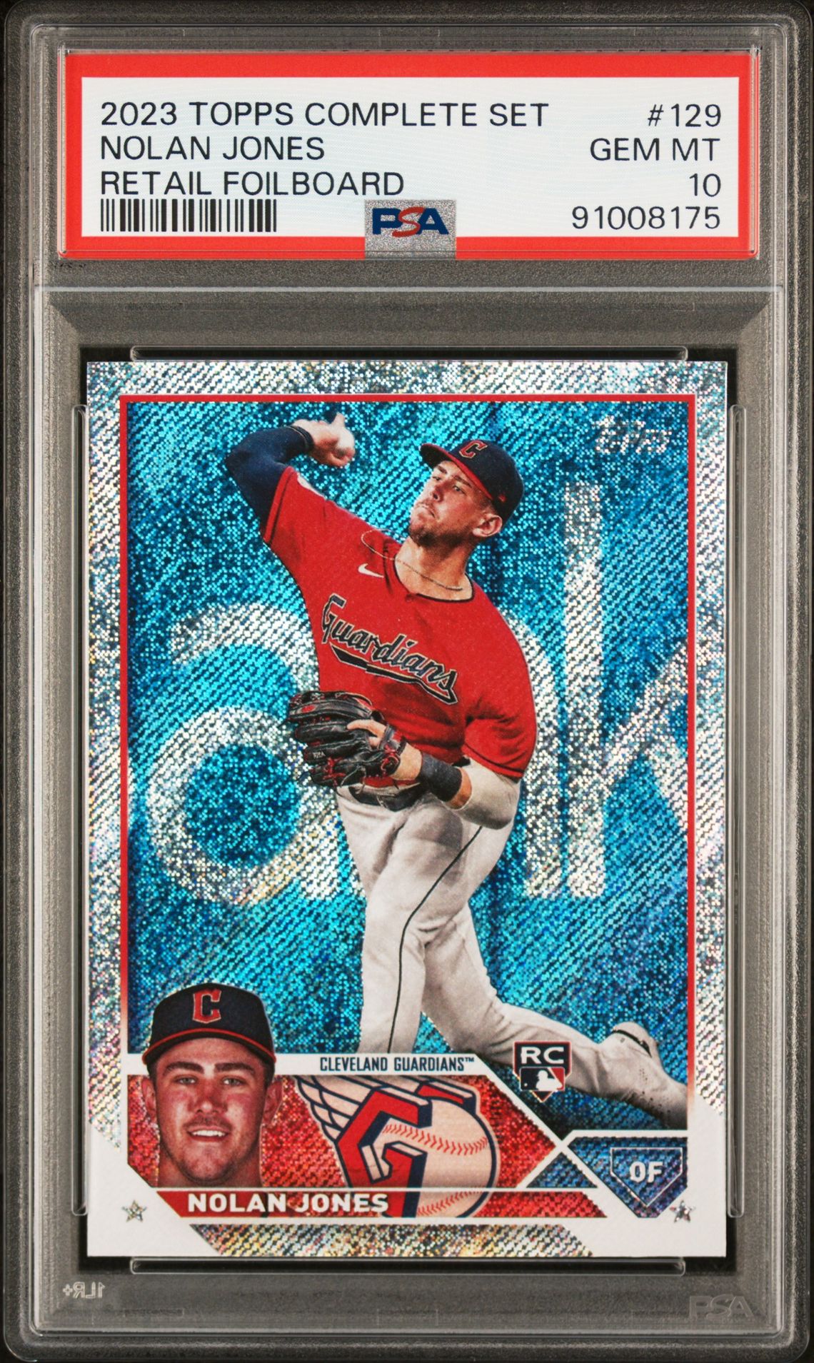 2023 Topps TOPPS COMPLETE SET RETAIL FOILBOARD #129 Nolan Jones front