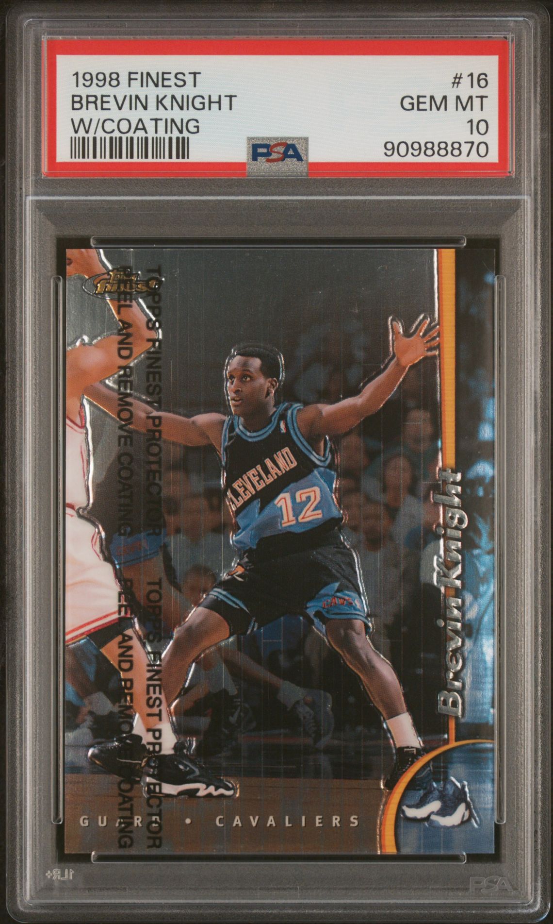 1998 Finest FINEST W/COATING #16 Brevin Knight front