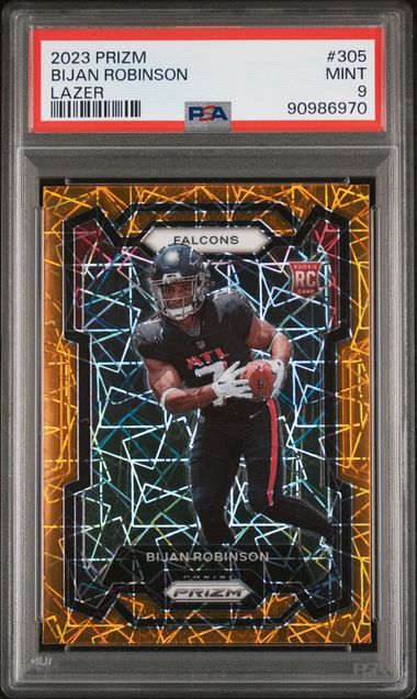 2023 Panini Prizm Lazer Prizm #305 Bijan Robinson front
