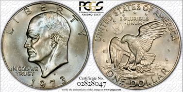 1973-D $1 MS67