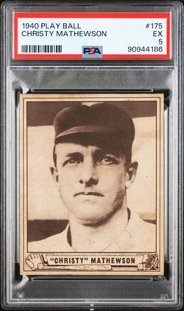 1940 Play Play Ball #175 Christy Mathewson front