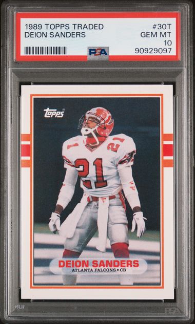1989 Topps #30T Deion Sanders front