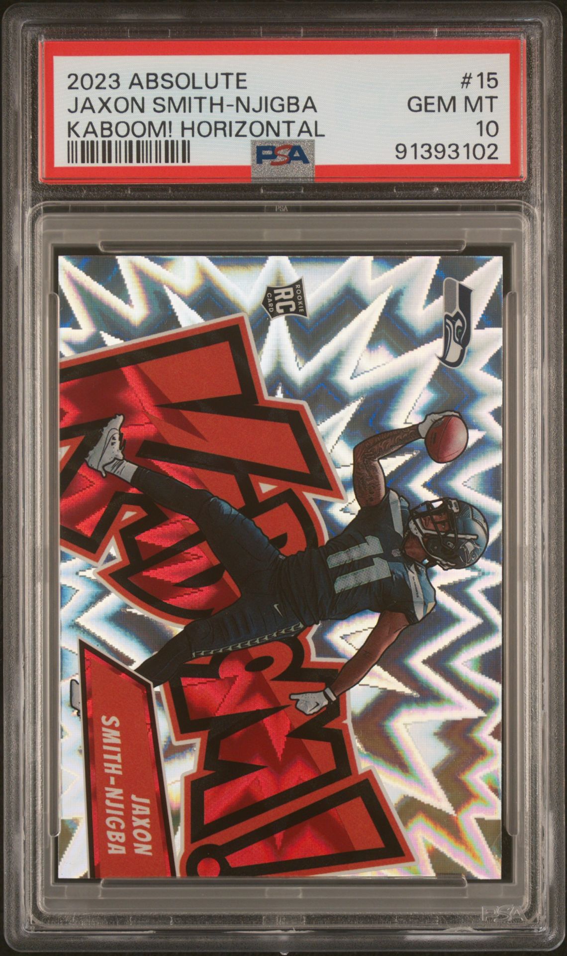 2023 Panini PANINI ABSOLUTE KABOOM! HORIZONTAL #15 Jaxon Smith-Njigba front
