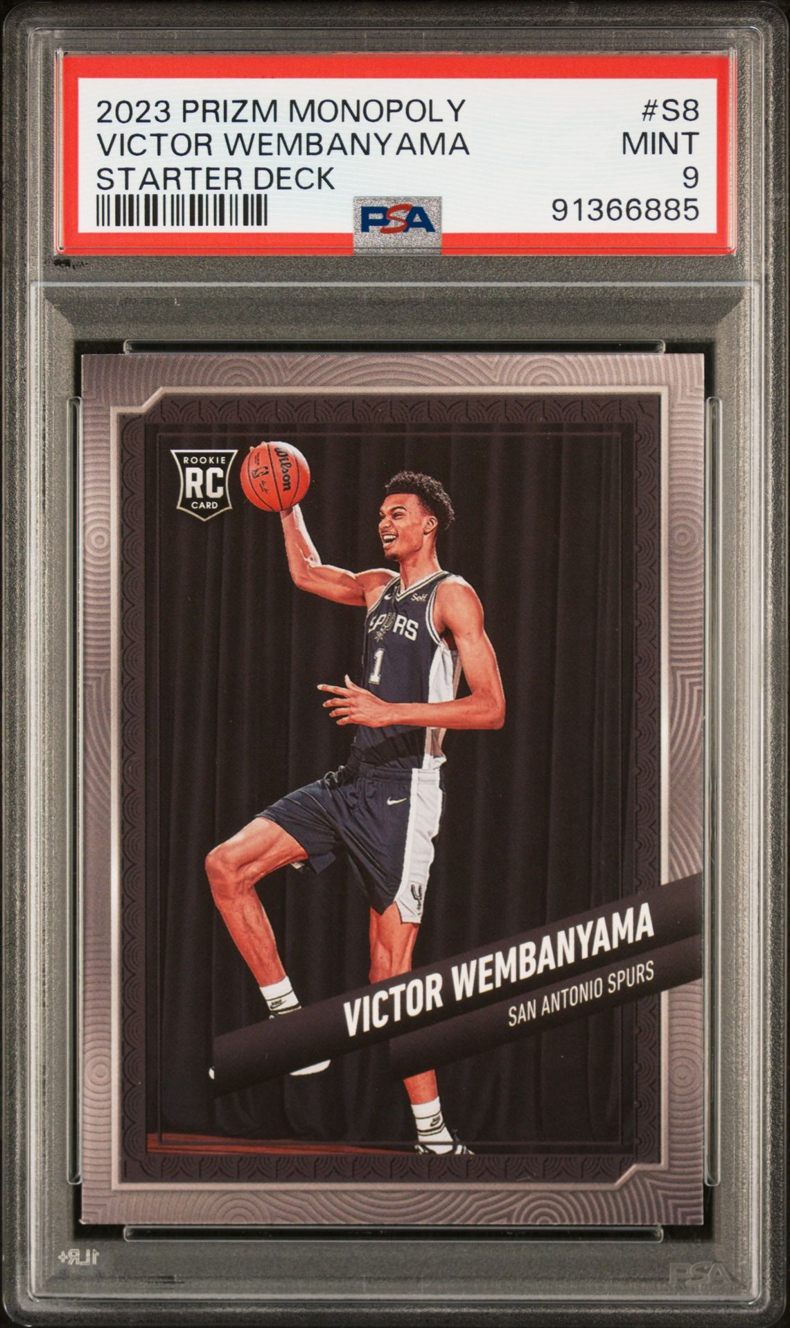 2023 Panini PANINI PRIZM MONOPOLY STARTER DECK #S8 Victor Wembanyama front