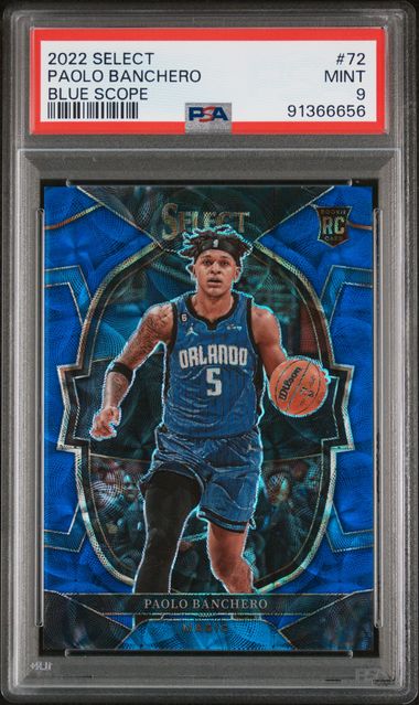 2022 Panini Select Blue #72 Paolo Banchero front