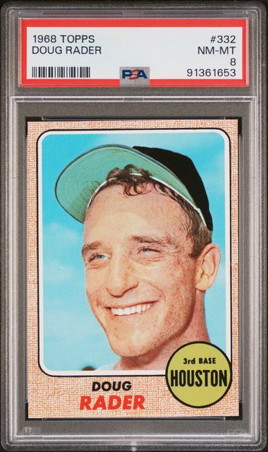 1968 Topps TOPPS #332 Doug Rader front